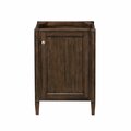 James Martin Vanities Britannia 24in Single Vanity Cabinet, Mid-Century Acacia E652-V24-MCA